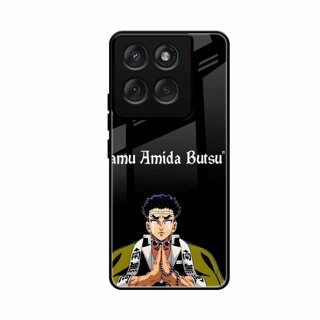 Crying Monk Glass Case Cover For Motorola Edge 60 Stylus 5G