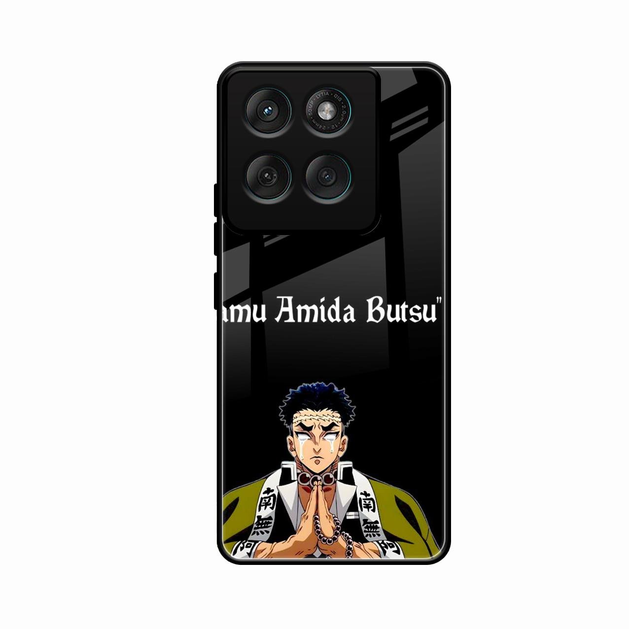 Crying Monk Glass Case Cover For Motorola Edge 70 5G