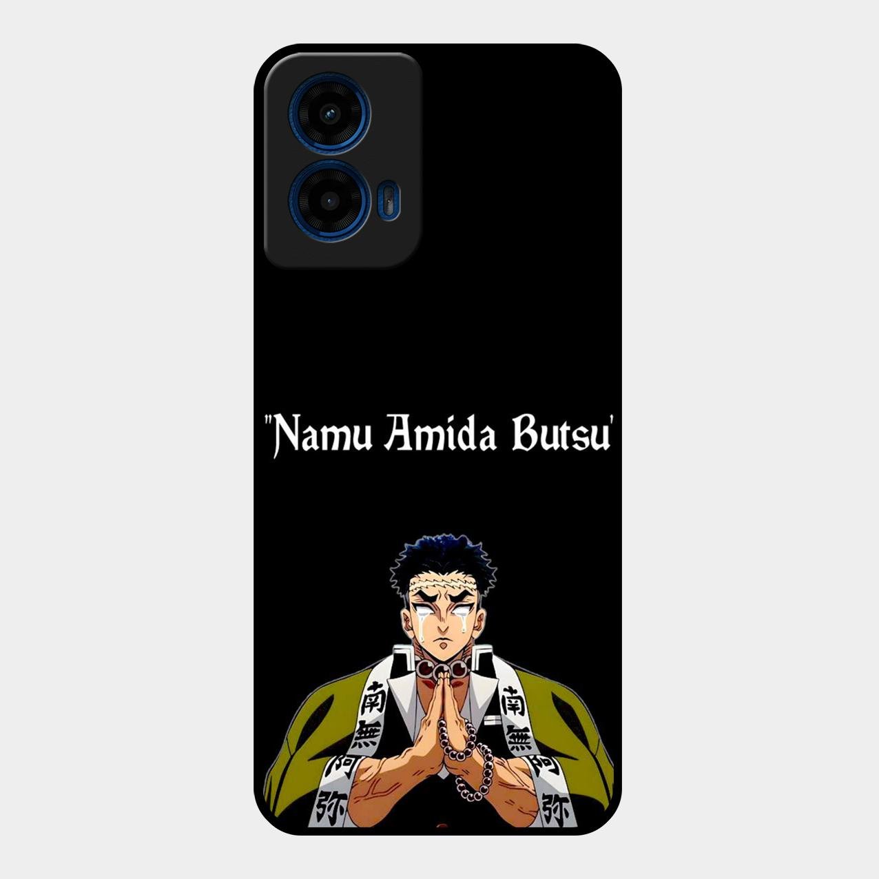 Crying Monk Glass Case Cover For Motorola G45 5G