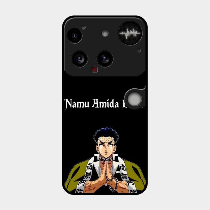 Crying Monk Glass Case Cover For Nothing Phone 3 5G