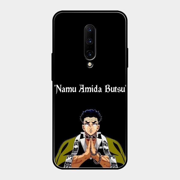Crying Monk Glass Case Cover For Oneplus 7 Pro