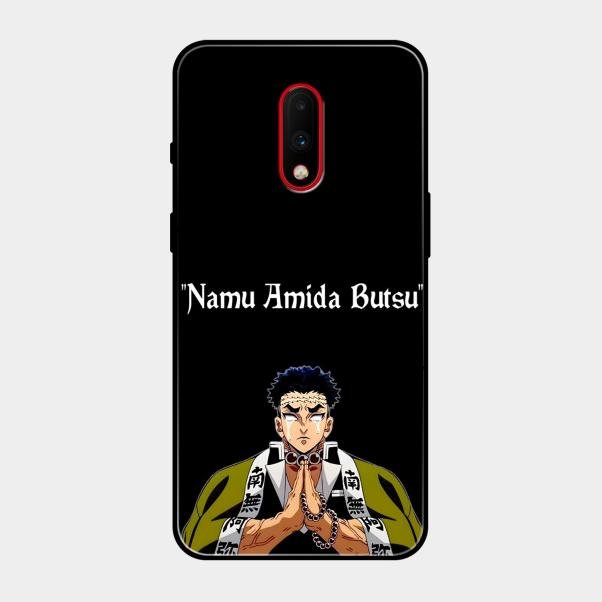 Crying Monk Glass Case Cover For Oneplus 7