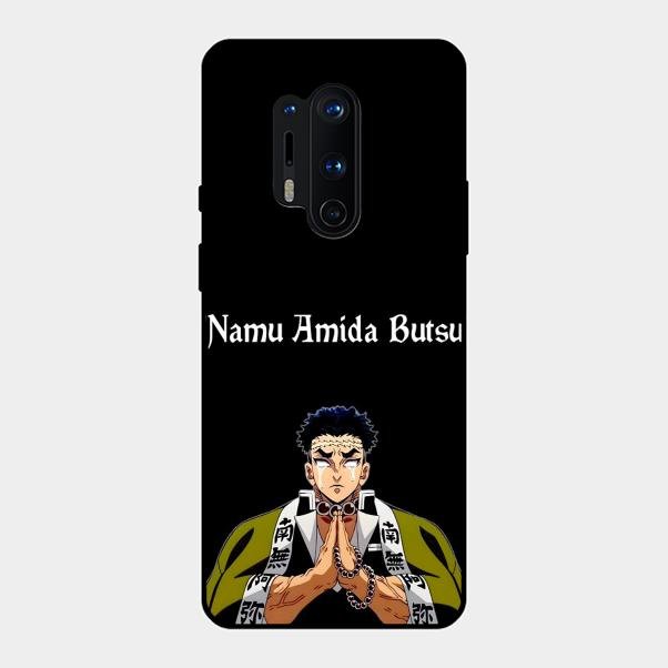 Crying Monk Glass Case Cover For Oneplus 8 Pro