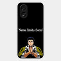 Crying Monk Glass Case Cover For Oppo A38