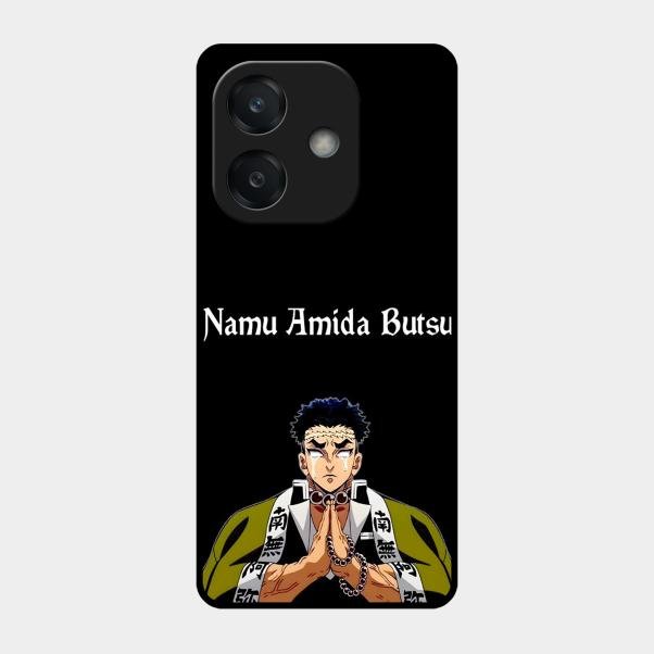 Crying Monk Glass Case Cover For Oppo A3X 5G