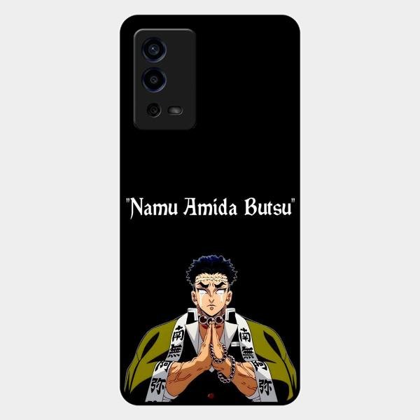 Crying Monk Glass Case Cover For Oppo A55