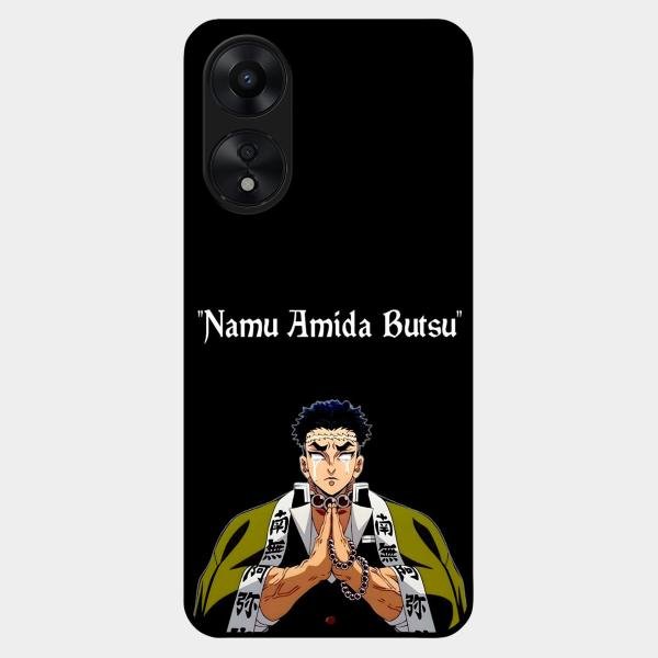 Crying Monk Glass Case Cover For Oppo A78 5G
