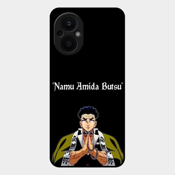 Crying Monk Glass Case Cover For Oppo F21 Pro 5G