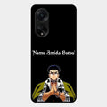 Crying Monk Glass Case Cover For Oppo F23 5G