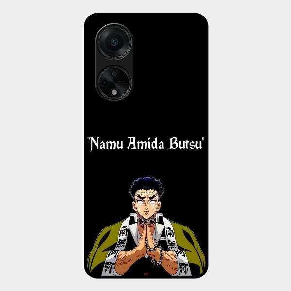 Crying Monk Glass Case Cover For Oppo F23 5G
