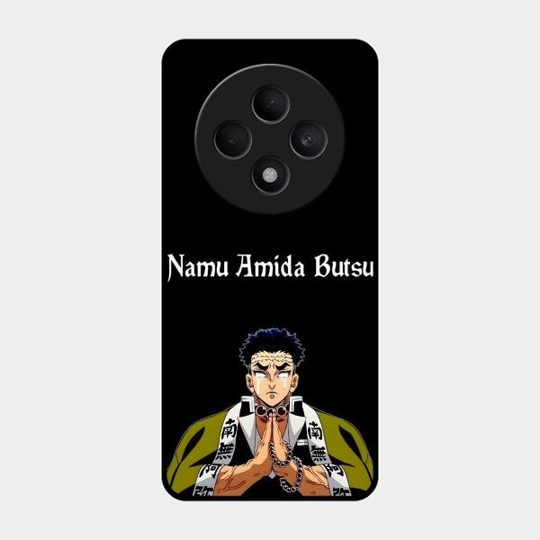Crying Monk Glass Case Cover For Oppo F27 5G