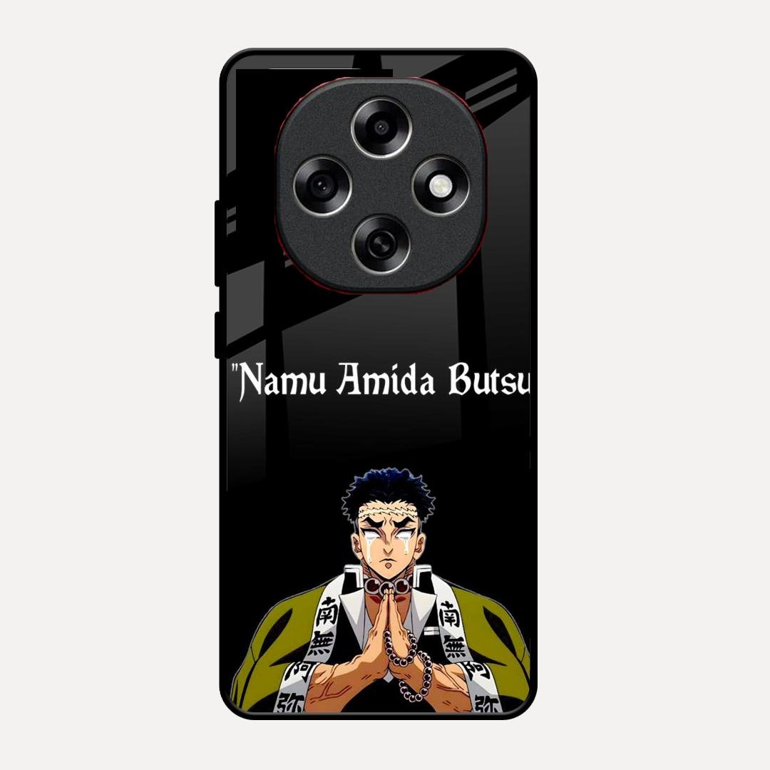 Crying Monk Glass Case Cover For Oppo F31 Pro 5G