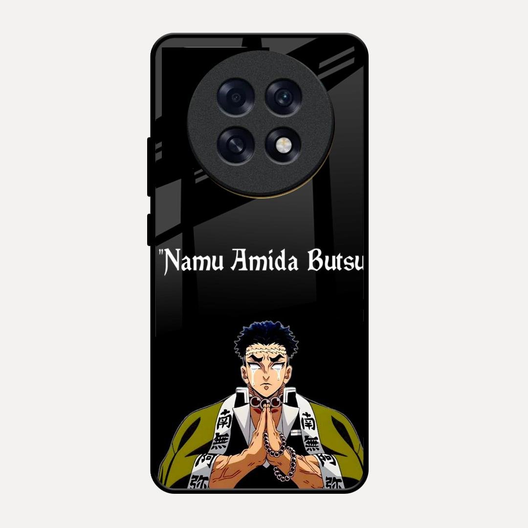 Crying Monk Glass Case Cover For Oppo F31 Pro Plus 5G