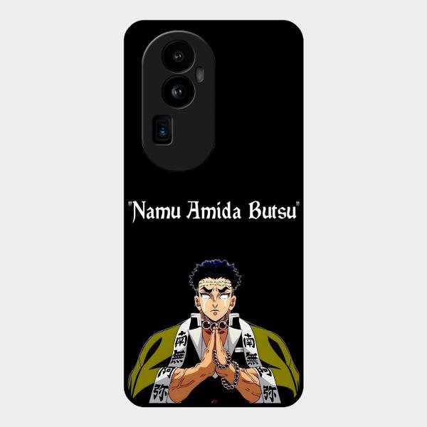 Crying Monk Glass Case Cover For Oppo Reno 10 Pro Plus 5G