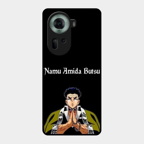 Crying Monk Glass Case Cover For Oppo Reno 11 5G
