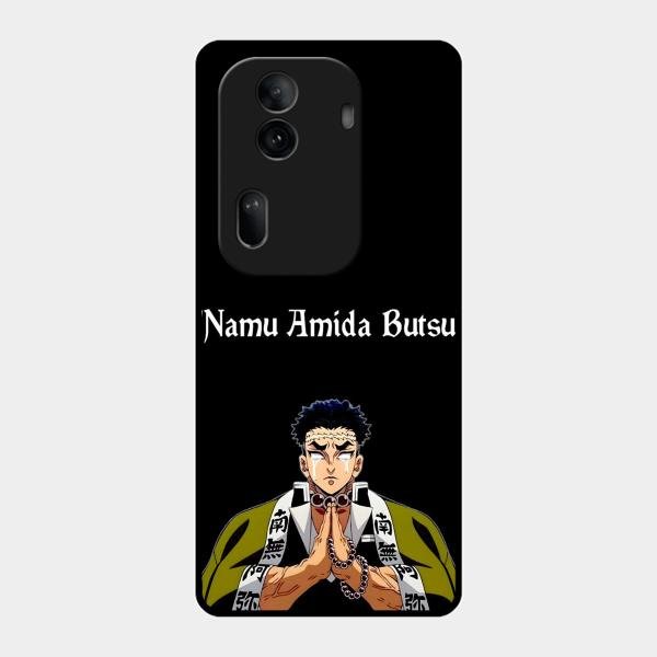 Crying Monk Glass Case Cover For Oppo Reno 11 Pro 5G