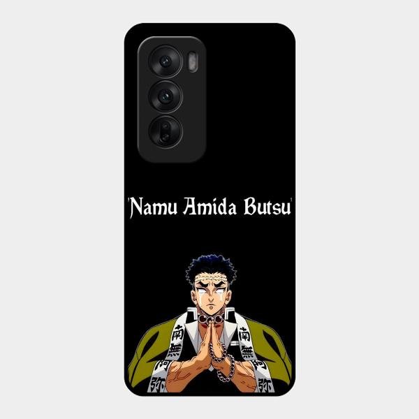 Crying Monk Glass Case Cover For Oppo Reno 12 5G