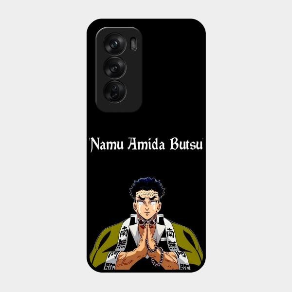 Crying Monk Glass Case Cover For Oppo Reno 12 Pro 5G