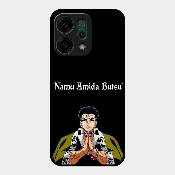 Crying Monk Glass Case Cover For Oppo Reno 14 5G