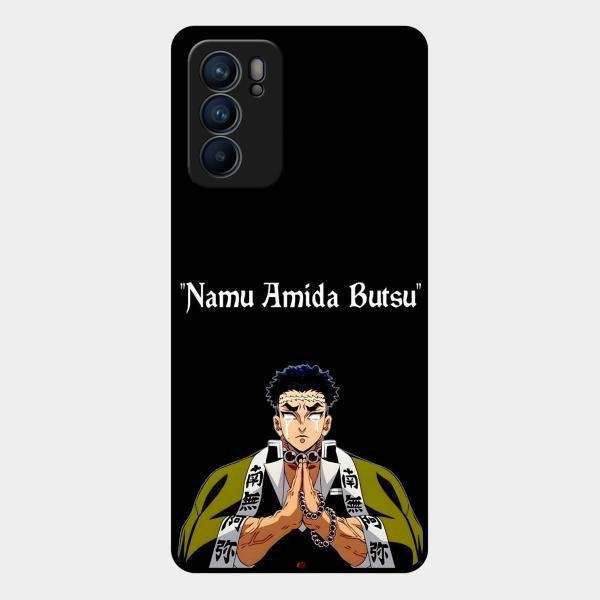 Crying Monk Glass Case Cover For Oppo Reno 6 5G