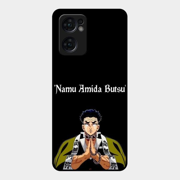 Crying Monk Glass Case Cover For Oppo Reno 7 5G