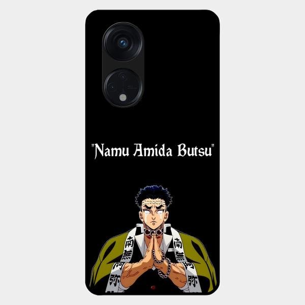 Crying Monk Glass Case Cover For Oppo Reno 8T 5G