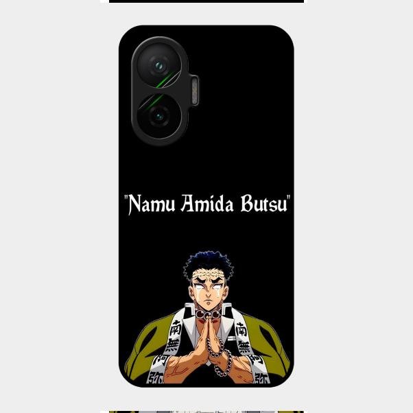 Crying Monk Glass Case Cover For Poco F7 5G