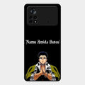 Crying Monk Glass Case Cover For Poco X4 Pro 5G