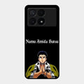 Crying Monk Glass Case Cover For Poco X6 Pro 5G