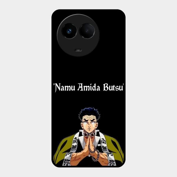 Crying Monk Glass Case Cover For Realme 11X 5G