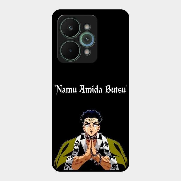 Crying Monk Glass Case Cover For Realme 15 Pro 5G