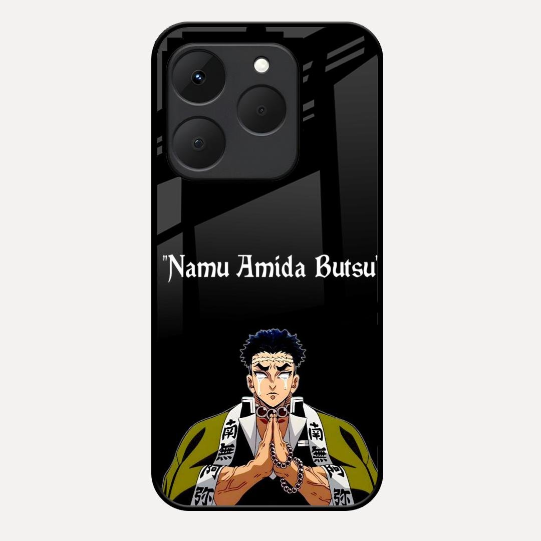 Crying Monk Glass Case Cover For Realme 15T 5G