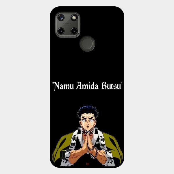 Crying Monk Glass Case Cover For Realme C21Y