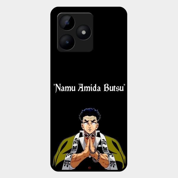 Crying Monk Glass Case Cover For Realme C53