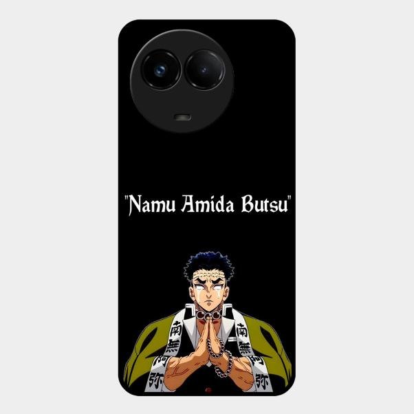 Crying Monk Glass Case Cover For Realme C67 5G