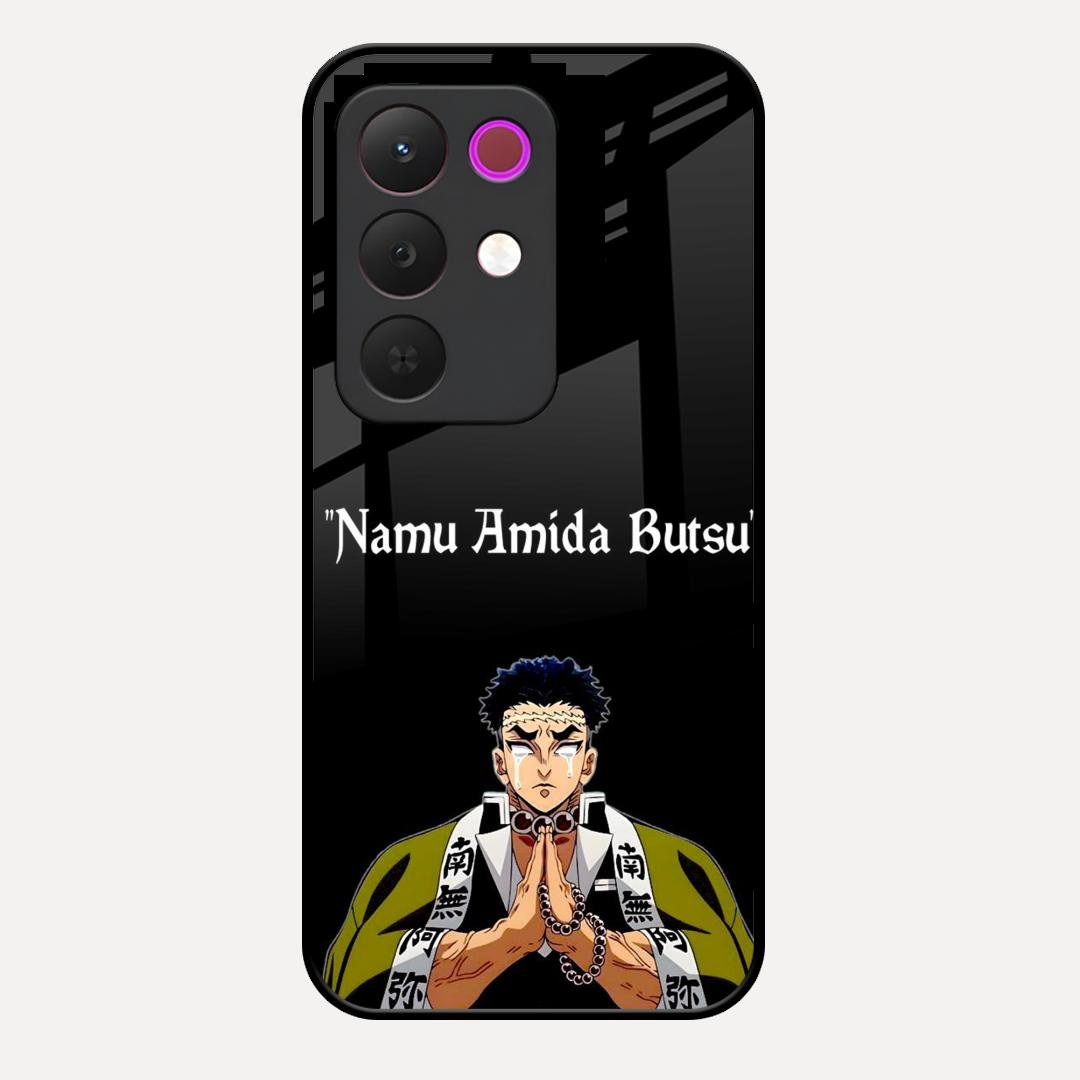 Crying Monk Glass Case Cover For Realme C85 5G