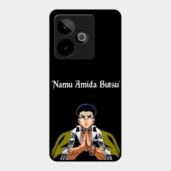 Crying Monk Glass Case Cover For Realme Gt 7 5G