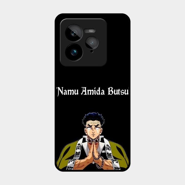 Crying Monk Glass Case Cover For Realme Gt 7 Pro