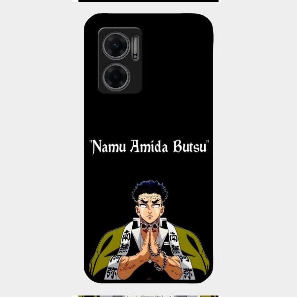 Crying Monk Glass Case Cover For Redmi 11 Prime 5G