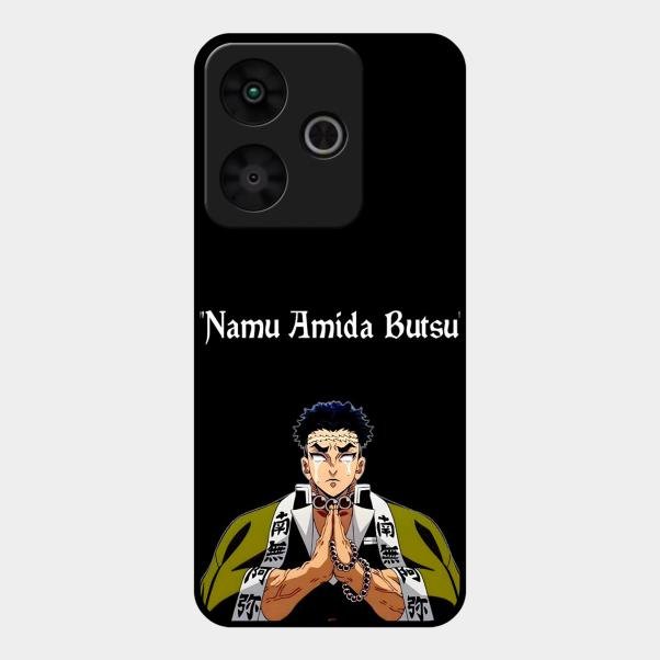 Crying Monk Glass Case Cover For Redmi 13 5G