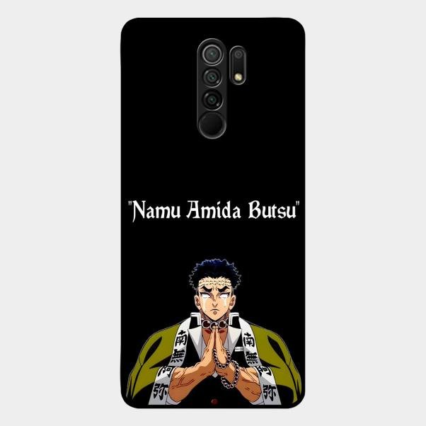 Crying Monk Glass Case Cover For Redmi 9 Prime