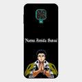 Crying Monk Glass Case Cover For Redmi Note 10 Lite