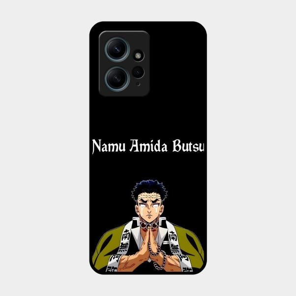 Crying Monk Glass Case Cover For Redmi Note 12 4G