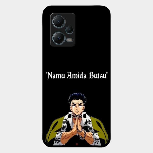 Crying Monk Glass Case Cover For Redmi Note 12 5G