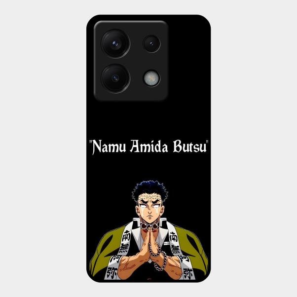 Crying Monk Glass Case Cover For Redmi Note 13 Pro 5G