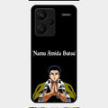 Crying Monk Glass Case Cover For Redmi Note 13 Pro Plus 5G