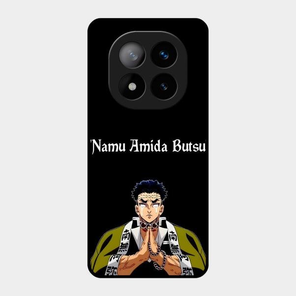 Crying Monk Glass Case Cover For Redmi Note 14 Pro Plus 5G