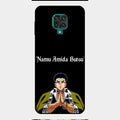 Crying Monk Glass Case Cover For Redmi Note 9 Pro Max
