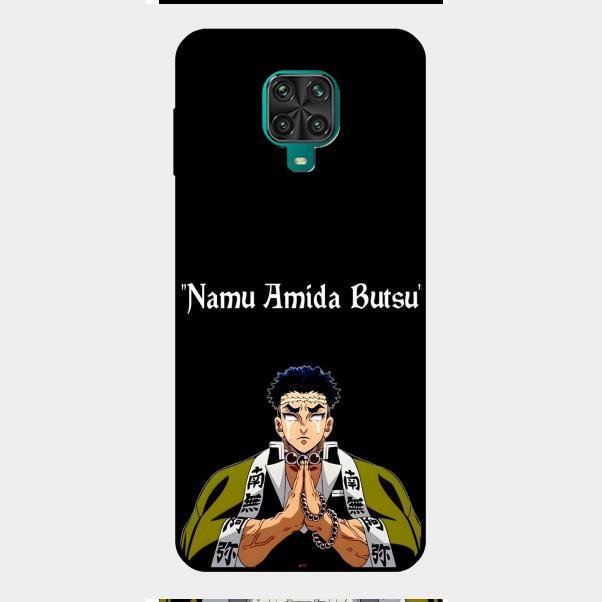 Crying Monk Glass Case Cover For Redmi Note 9 Pro
