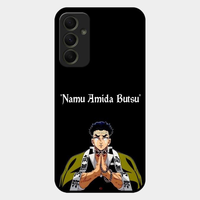 Crying Monk Glass Case Cover For Samsung Galaxy A34 5G